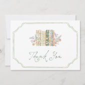 Storybook Baby Shower Thank you card サンキューカード (正面)