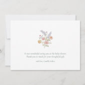 Storybook Baby Shower Thank you card サンキューカード (裏面)