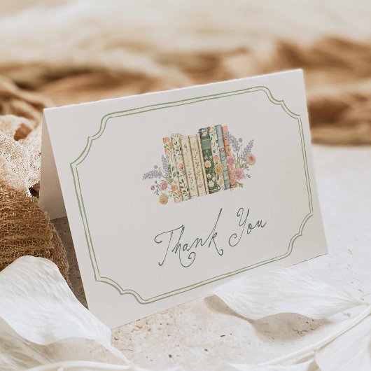Storybook Baby Shower Thank you card サンキューカード
