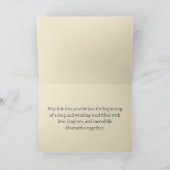 Storybook Bears Paper Boat | 1st Anniversary カード (内部)