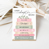 Storybook Birthday A New Chapter Begins 招待状