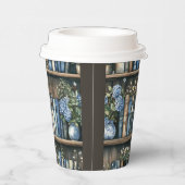 Storybook Blue Boy Library Book Baby Shower 紙コップ (右)