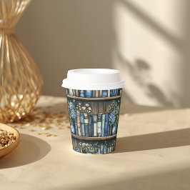 Storybook Blue Boy Library Book Baby Shower 紙コップ