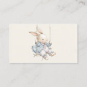 Storybook Bunny Cute Diaper Raffle エンクロージャーカード (裏面)