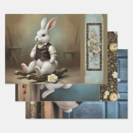 Storybook Bunny Geschenkpapier Set ラッピングペーパーシート