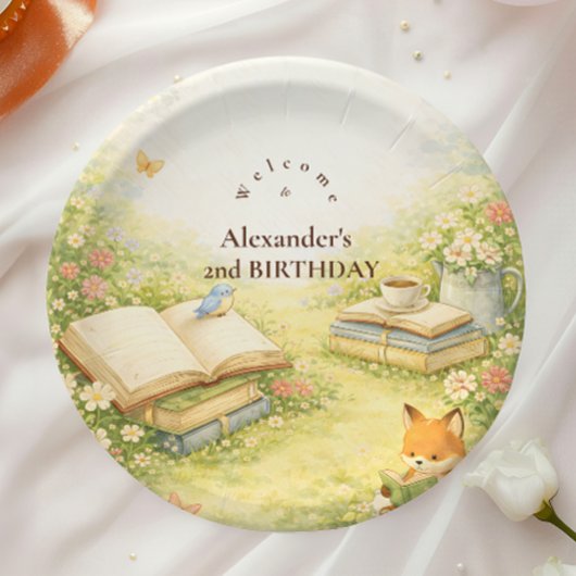 Storybook Chapter Two Birthday ペーパープレート