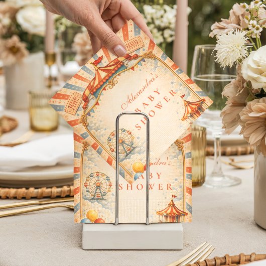 Storybook Circus Baby Shower スタンダードカクテルナプキン