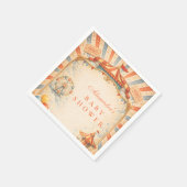 Storybook Circus Baby Shower スタンダードカクテルナプキン (角)