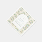 Storybook Dinosaur Baby Shower スタンダードカクテルナプキン (角)