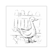 Storybook Duck ラバースタンプ (インプリント)