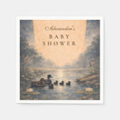 Storybook Duck Baby Shower スタンダードカクテルナプキン (正面)