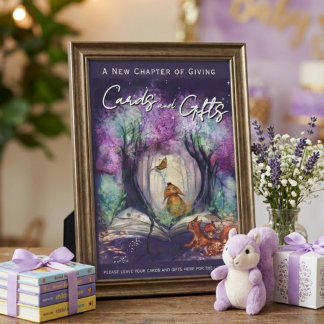 Storybook Enchanted Purple Forest Cards and Gifts  シーズンカード