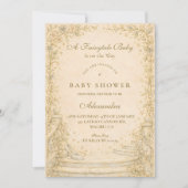 Storybook Fairytale Garden Baby Shower 招待状 (正面)