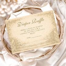Storybook Fairytale Garden Diapper Raffle
