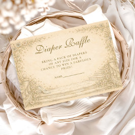 Storybook Fairytale Garden Diapper Raffle エンクロージャーカード