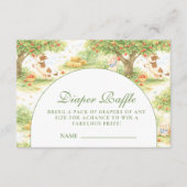 Storybook Farm Animals Diapper Raffle エンクロージャーカード (正面)