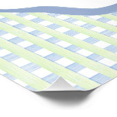 Storybook Garden Rabbit Baby Shower Welcome ポスター (コーナー)