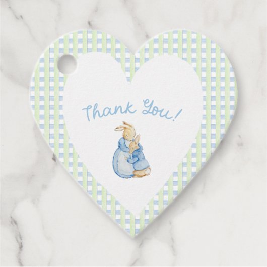 Storybook Garden Rabbit Inspired Baby Shower  フェイバータグ (正面)