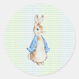 Storybook Garden Rabbit Inspired Baby Shower  ラウンドシール