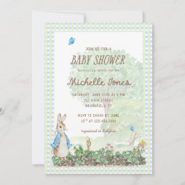 Storybook Garden Rabbit Inspired Baby Shower  招待状
