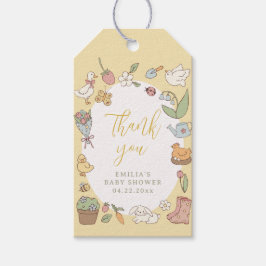 Storybook Garden Vintage Baby Shower Favor Tag ギフトタグ