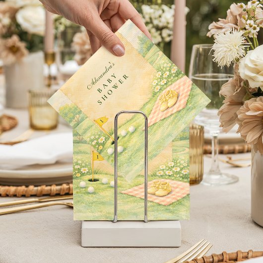 Storybook Golf Baby Shower スタンダードカクテルナプキン