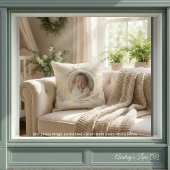 Storybook Magic Enchanted Birth Stats Photo Pillow クッション