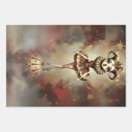 Storybook Melancholic Clown  ラッピングペーパーシート