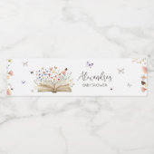 Storybook New Chapterベビーシャワー開始 ペットボトルラベル (シングルラベル)