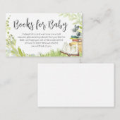 Storybook New Chapter赤ちゃんシャワーベビー エンクロージャーカード (正面/裏面)