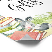 Storybook New Chapter Baby Shower Books and Gift ポスター (角)