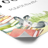 Storybook New Chapter Baby Shower Food ポスター (角)