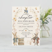 Storybook New Chapter Baby Shower Invitation 招待状 (スタンド正面)