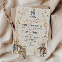 Storybook New Chapter Baby Shower Invitation