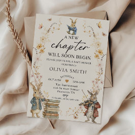 Storybook New Chapter Baby Shower Invitation 招待状
