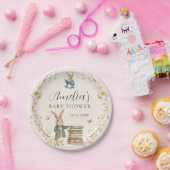 Storybook New Chapter Baby Shower Paper Plates ペーパープレート (パーティー)
