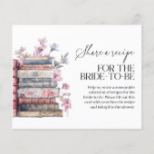 Storybook New Chapter Bridal Shower Recipe Card (裏面)