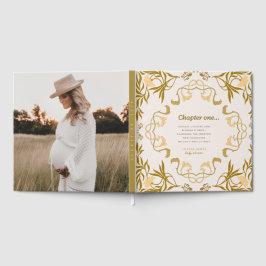 Storybook our next chapter fairytale baby shower ゲストブック