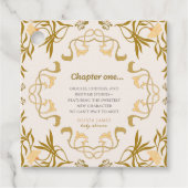 Storybook our next chapter fairytale baby shower フェイバータグ (正面)