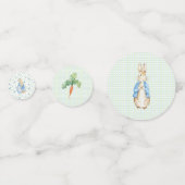 Storybook Peter Rabbit Inspired Baby Shower  コンフェッティ (裏面)