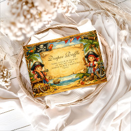 Storybook Pirate Adventure Diapper Raffle エンクロージャーカード