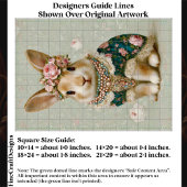 Storybook Rabbit in Floral Dress EV8L Decoupage 薄葉紙