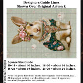 Storybook Rabbit in Floral Dress EV8R Decoupage 薄葉紙