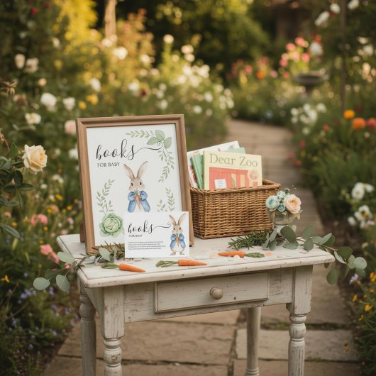 STORYBOOK RABBIT VEGGIE BASKET BOOKS FOR BABY  エンクロージャーカード