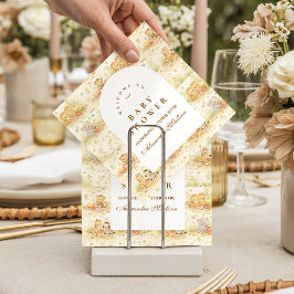 Storybook Safari Animals Baby Shower スタンダードカクテルナプキン