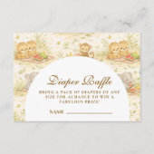 Storybook Safari Animals Diapper Raffle エンクロージャーカード (正面)