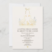 Storybook Silly Goose Baby Shower Invitation 招待状 (正面)