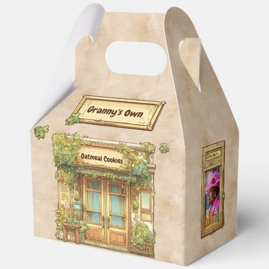 Storybook Style Cozy Cafe, LG, Pueblo, Favor Box フェイバーボックス (正面)