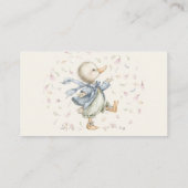 Storybook Vintage Duck Diaper Raffle エンクロージャーカード (裏面)