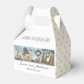 Storybook Wild Things Adventure Baby Shower フェイバーボックス (正面サイド)